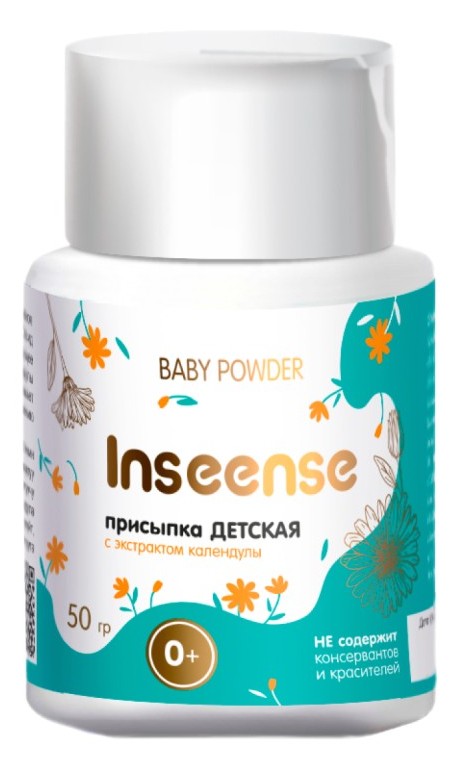 Inseense Присыпка детская, присыпка, 50 г, 1 шт, с календулой фото