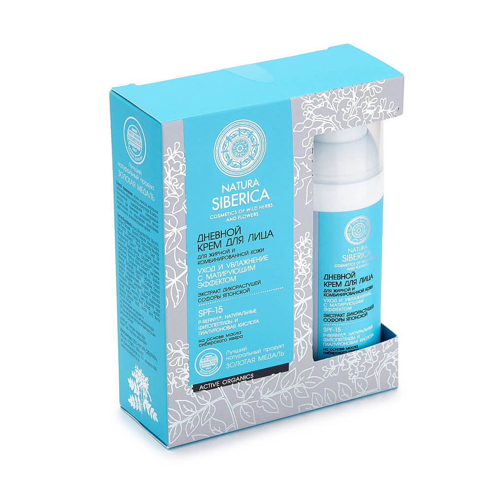 Natura Siberica дневной крем с матирующим эффектом, крем, 50 мл, 1 шт, для жирной и комбинированной кожи фото
