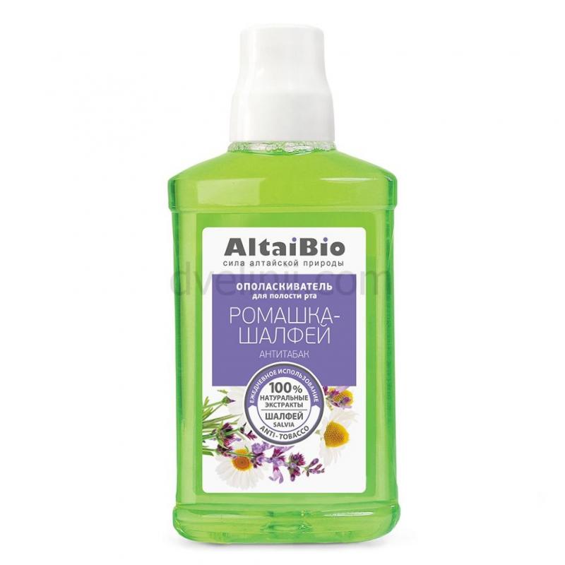 Altaibio Ромашка-Шалфей, ополаскиватель полости рта, 400 мл, 1 шт. фото