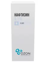 Нафтизин, 0.1%, капли назальные, 15 мл, 1 шт. фото