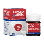 Кардиомагнил, 75 мг+15.2 мг, таблетки, покрытые пленочной оболочкой, 100 шт. фото