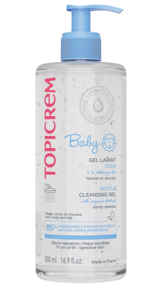 Topicrem baby Гель для душа нежный очищающий, гель для душа, 500 мл, 1 шт. фото