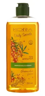 Kora гель для душа, гель, 250 мл, 1 шт, облепиховый джем фото