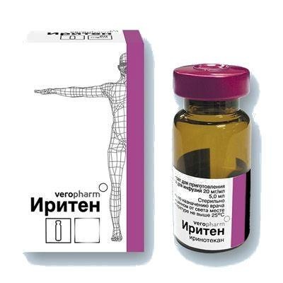 Иритен, 20 мг/мл, концентрат для приготовления раствора для инфузий, 2 мл, 1 шт. фото
