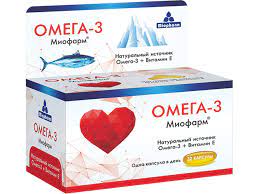 Миофарм Омега-3, капсулы, 32 шт. фото