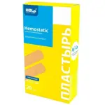 Help Пластырь медицинский бактерицидный кровоостанавливающий стерильный, 1.9 см х 7.2 см, набор, 20 шт. фото