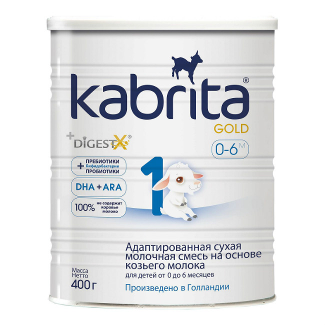 Kabrita 1 Gold, смесь сухая на козьем молоке, 400 г, 1 шт. фото