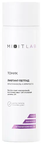 Mixit lab тоник для лица лифтинг-пептид для всех типов кожи, тоник для лица, 250 мл, 1 шт. фото
