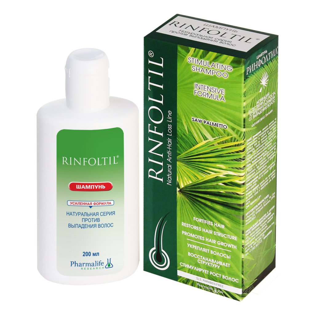 Ринфолтил Шампунь Усиленная формула от выпадения волос, шампунь, 200 мл, 1 шт. фото
