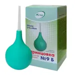 Спринцовка пластизольная Виталфарм, 1 шт, Б9, 270 мл, с твердым наконечником фото