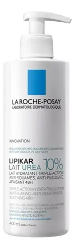 La Roche-Posay Lipikar Lait Urea молочко против шелушений, молочко для тела, 400 мл, 1 шт, с мочевиной 10% фото 