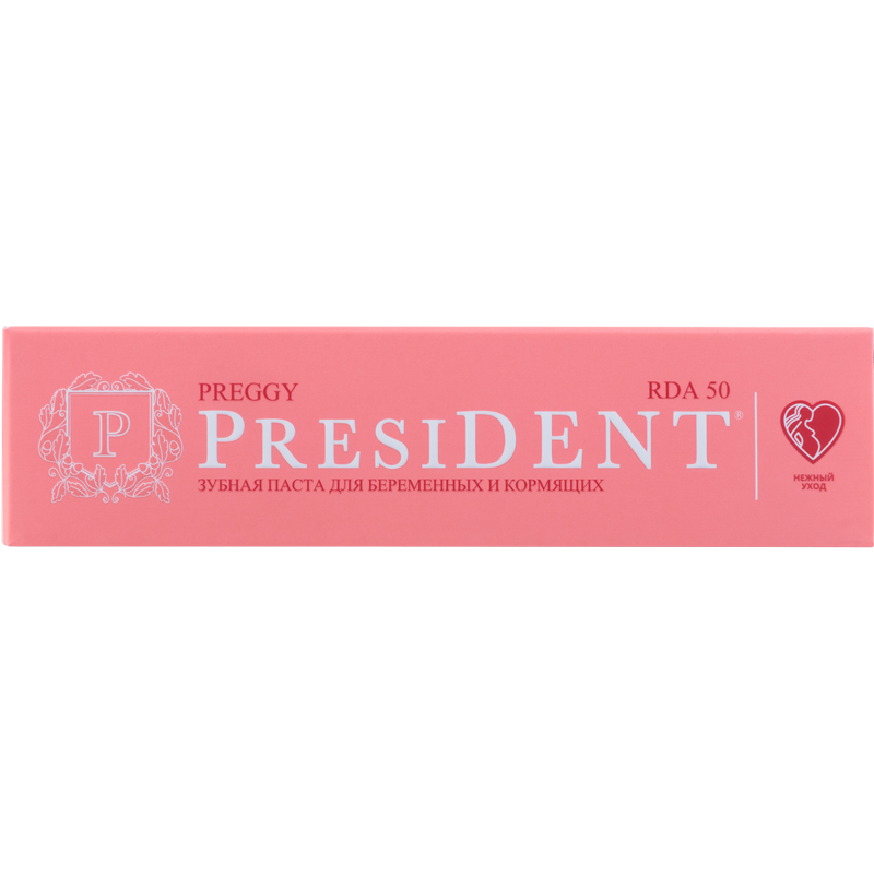 PresiDENT Preggy, паста зубная, 50 мл, 1 шт, для беременных фото