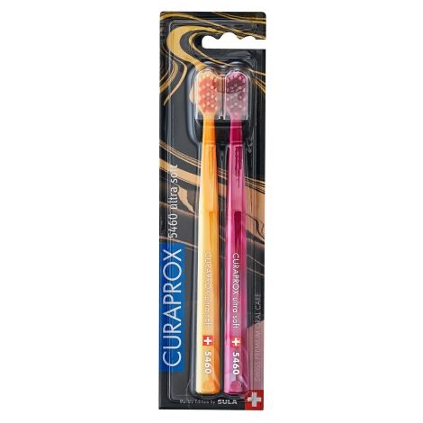 Curaprox CS5460 Duo Marble Ultrasoft Набор зубных щеток, 2 шт. фото