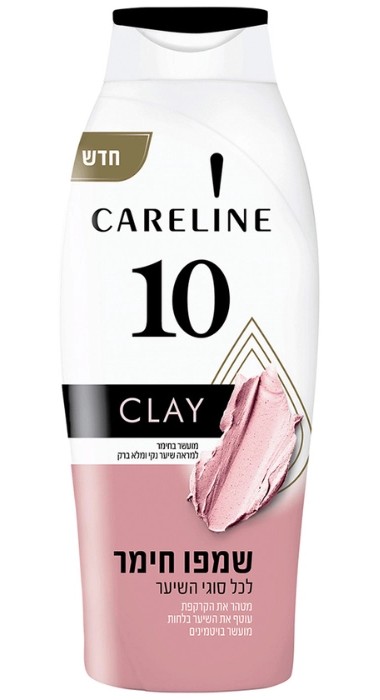 Careline 10 Шампунь укрепляющий с белой глиной для всех типов волос, шампунь, 700 мл, 1 шт. фото