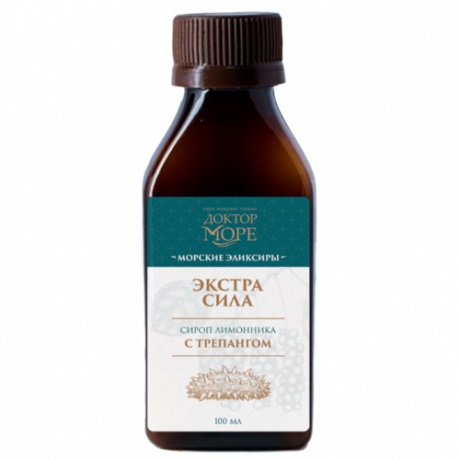 Доктор Море Сироп лимонника с трепангом, сироп, 100 мл, 1 шт. фото