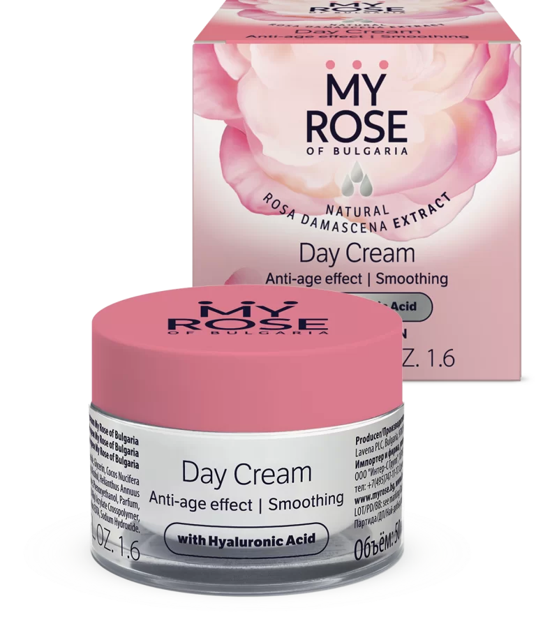 My Rose of bulgaria крем для лица дневной против морщин, крем для лица, 50 мл, 1 шт. фото