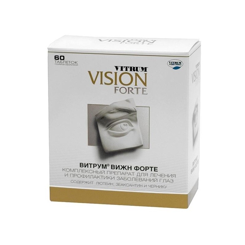 Витрум Вижн форте, таблетки, покрытые оболочкой, 60 шт. фото