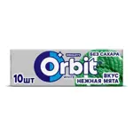 Orbit жевательная резинка, резинка жевательная, 14 г, 10 шт, нежная мята фото