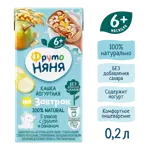Фрутоняня каша молочная йогуртная 5 злаков, каша, 200мл, 1 шт, банан + груша фото 3