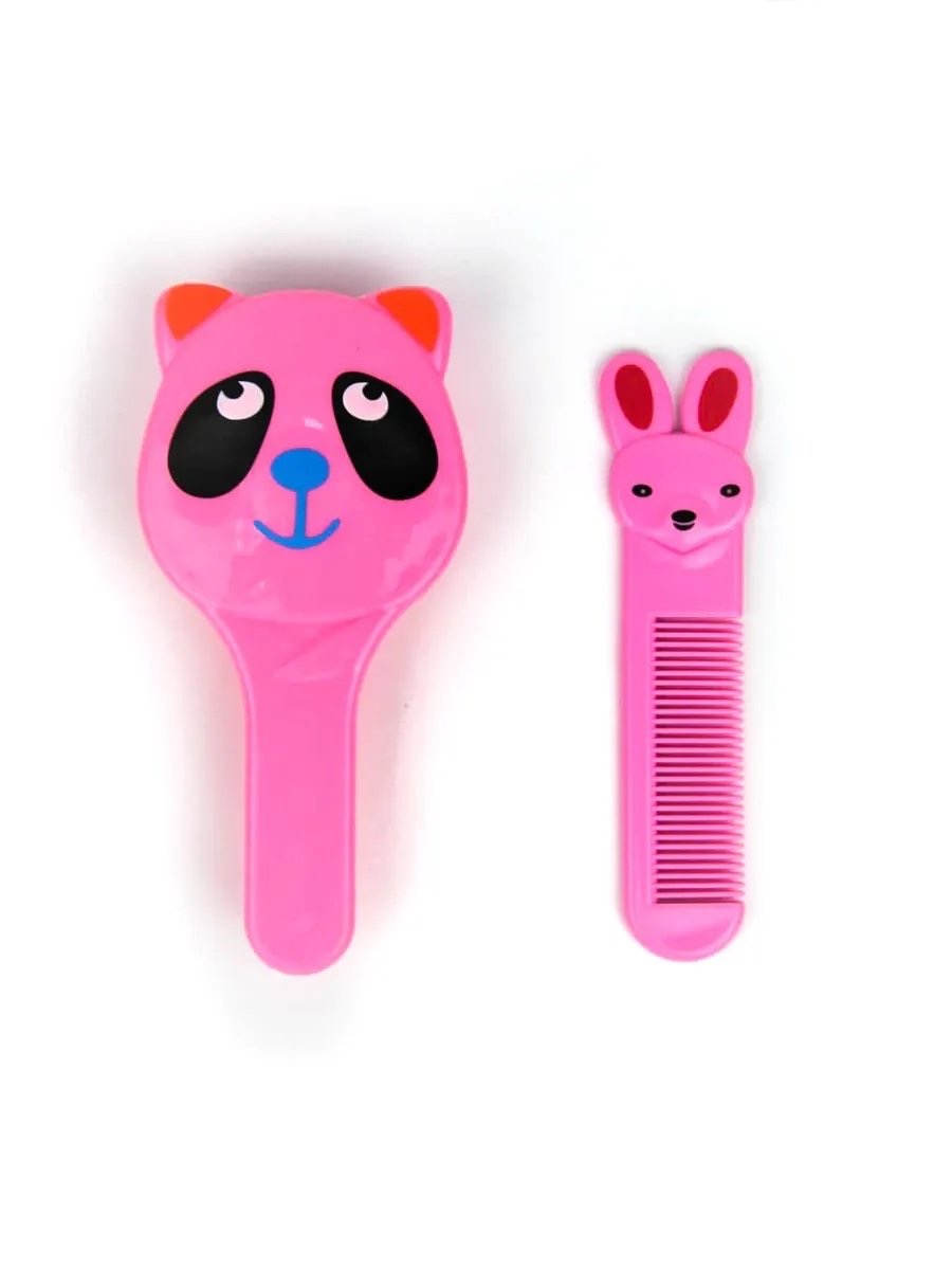 Бусинка расческа + щетка, набор, 1 шт, арт. 1801 фото