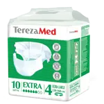 TerezaMed Extra Подгузники для взрослых дневные, Extra Large XL (4), 10 шт, 120-160 см фото
