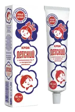 Крем детский с витаминами A, F и экстрактом ромашки, крем для детей, 46 мл, 1 шт, в футляре фото