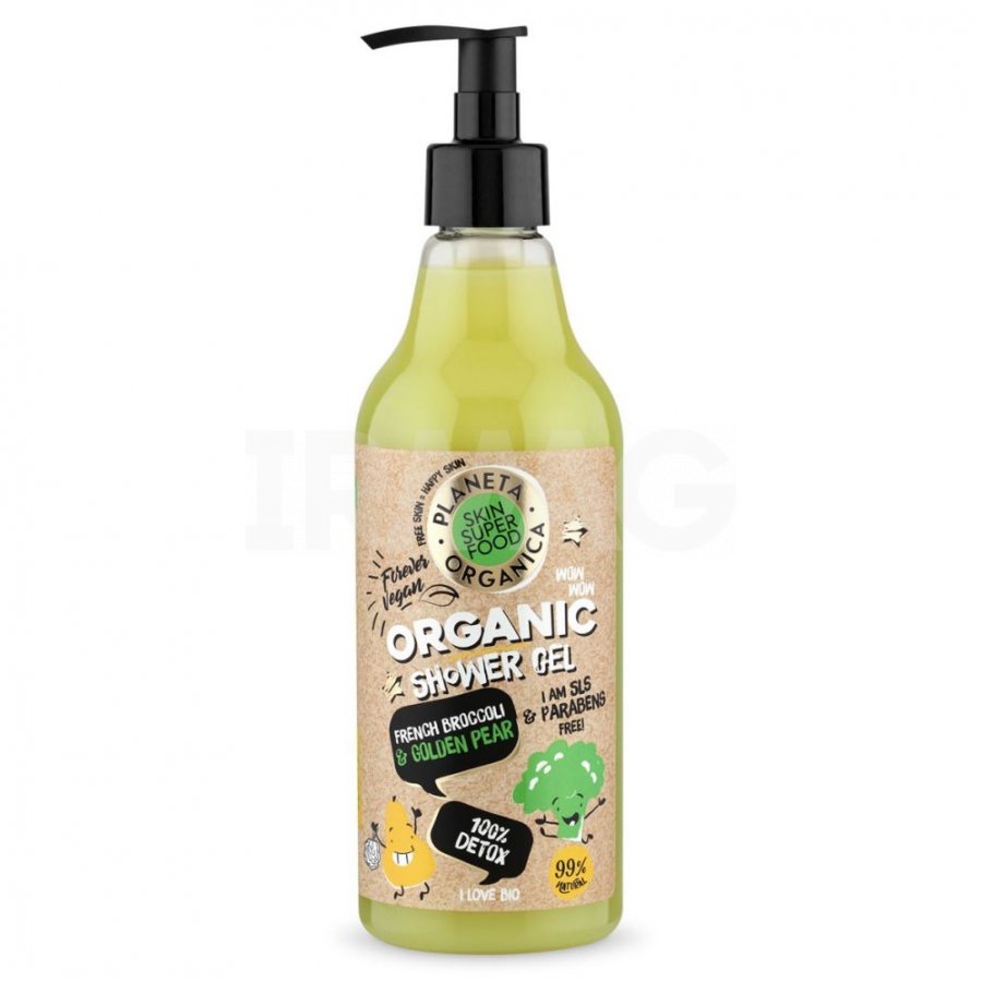 Planeta Organica Skin super food Detox Гель для душа, гель, 500 мл, 1 шт. фото