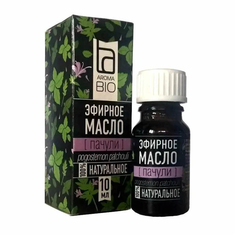 AromaBio масло эфирное, масло косметическое, 10 мл, 1 шт, пачули фото