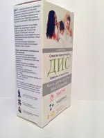 ДИС средство педикулицидное, шампунь, 100 мл, 1 шт, в комплекте с шапочкой и расческой фото