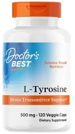 Doctor's Best L-тирозин, 620 мг, капсулы, 120 шт. фото