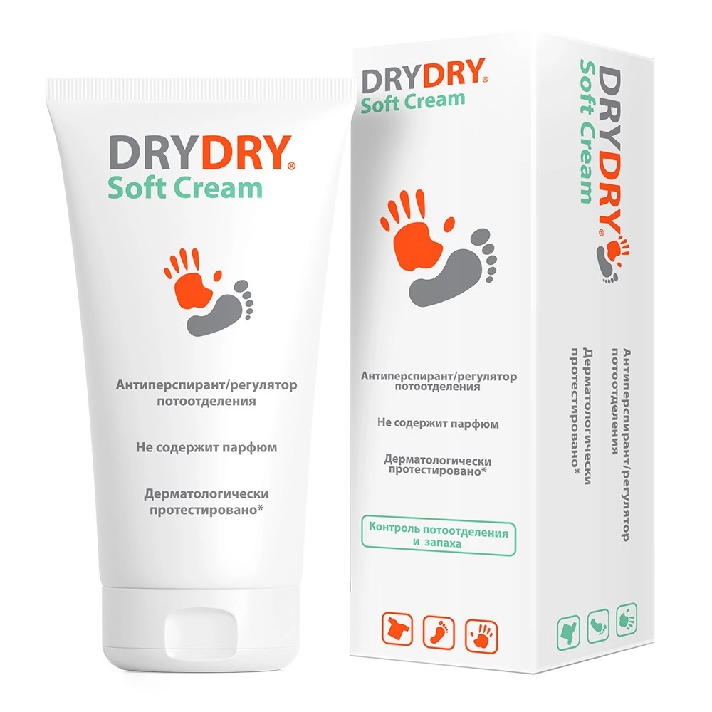 Dry Dry Soft Cream Антиперспирант регулятор/потоотделения, антиперспирант-крем, 50 мл, 1 шт. фото