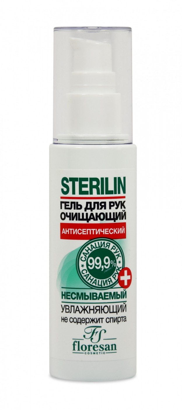 Floresan гель для рук очищающий Стерилин, 75 мл, 1 шт, Ф-62 фото