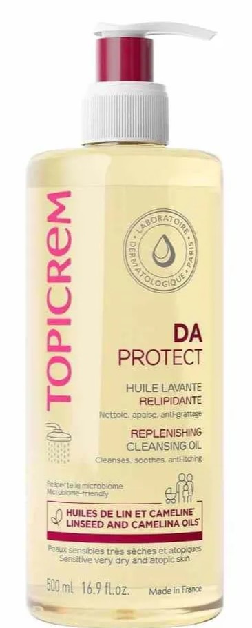 Topicrem DA protect масло очищающее липидовосстанавливающее, масло, 500 мл, 1 шт. фото