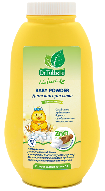 Dr. Tuttelle, присыпка детская, 125 г, 1 шт, с оксидом цинка фото