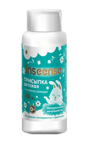 Inseense Присыпка детская, присыпка, 100 г, 1 шт, с ромашкой фото