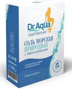 Dr Aqua Соль для ванн морская природная, соль для ванн, 500 г, 2 шт. фото 