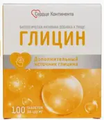 Сердце Континента Глицин, таблетки, 100 шт. фото