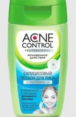 Акне Контроль Лосьон салициловый для лица, лосьон для лица, 150 мл, 1 шт, антибактериальный фото