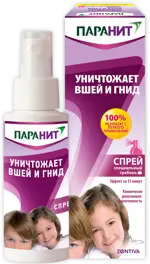 Паранит, спрей для наружного применения, 100 мл, 1 шт, в комплекте с расческой фото