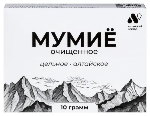 Алтайский Нектар Мумие очищенное, пластины, 10 г, 1 шт. фото