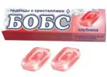 Бобс Карамель леденцовая, леденцы, 35 г, 1 шт, клубника + мятные кристаллы фото