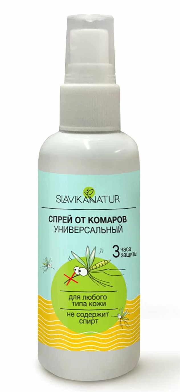 Славика Натур Спрей от комаров универсальный, спрей, 50 мл, 1 шт. фото