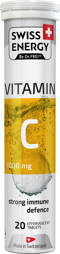 Swiss Energy Витамин С, 1000 мг, таблетки шипучие, 20 шт. фото