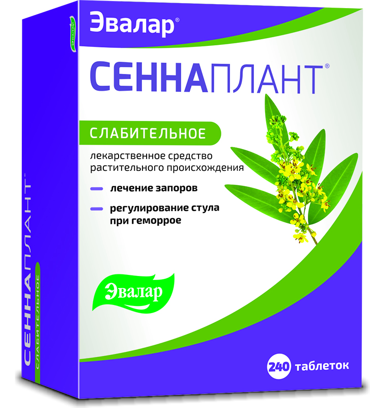 Эвалар Сеннаплант, 13.5 мг, таблетки, 240 шт. фото