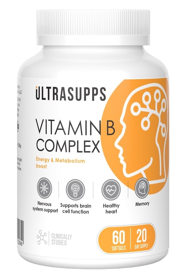 Ультрасаппс Витамин B комплекс, капсулы, 60 шт. фото