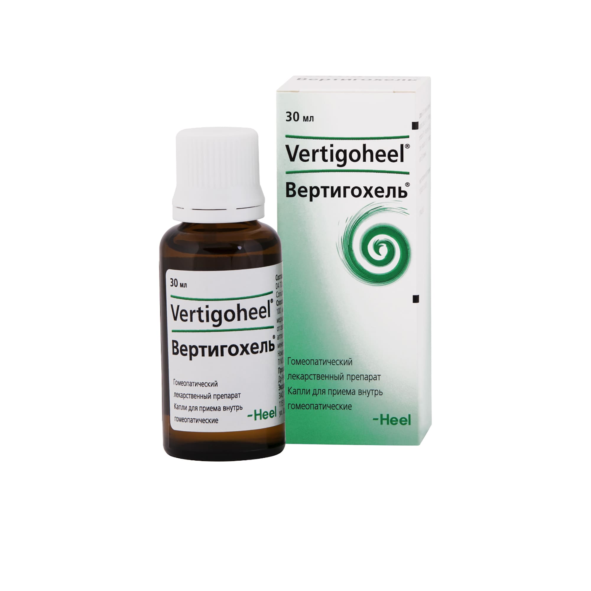 Вертигохель, капли для приема внутрь гомеопатические, 30 мл, 1 шт. фото