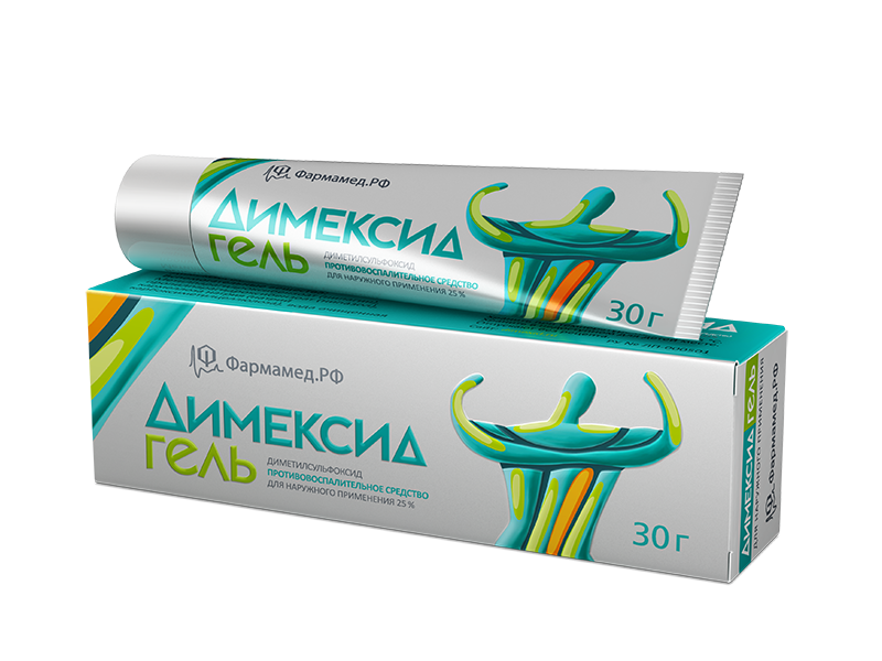 Димексид, 25%, гель для наружного применения, 30 г, 1 шт. фото