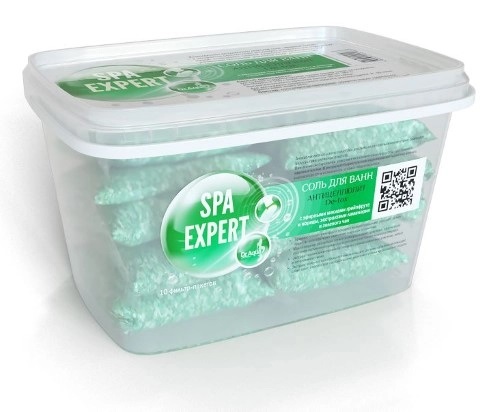 Dr Aqua Соль морская природная антицеллюлит detox spa expert, соль для ванн, 180 г, 10 шт. фото