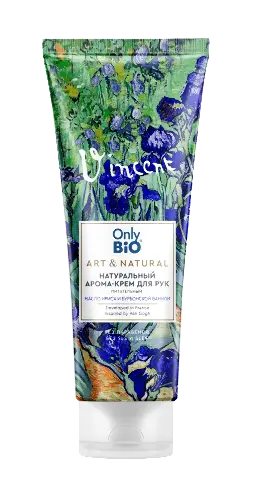 Only bio art&natural арома-крем для тела натуральный питательный масло ириса и бурбонская ваниль, крем для тела, 200 мл, 1 шт. фото