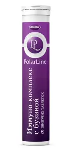 Polarline Иммуно-комплекс с бузиной, таблетки шипучие, 3.8 г, 20 шт. фото